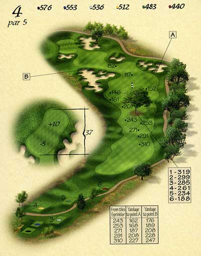 hole 4 layout